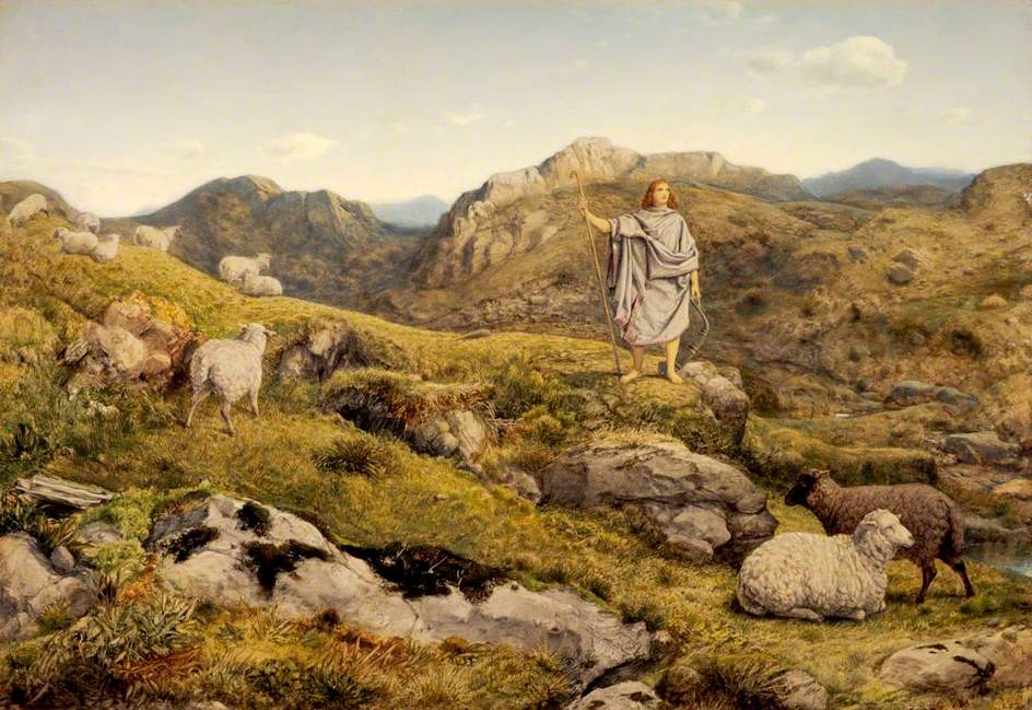 „David in the Wilderness”, William Dyce, ausgestellt in National Galleries of Scotland, Edinburgh – Lizenz: gemeinfrei.