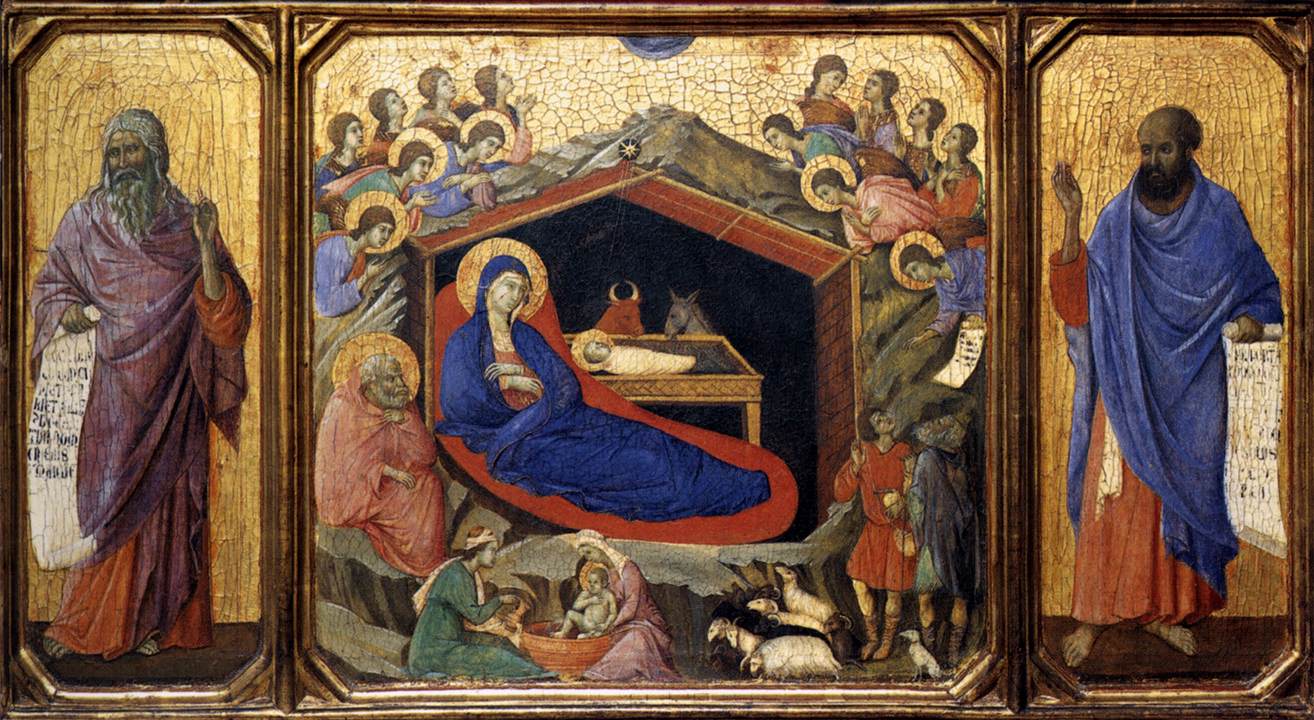 Altarbild der Kathedrale von Siena, Duccio di Buoninsegna – Lizenz: gemeinfrei.