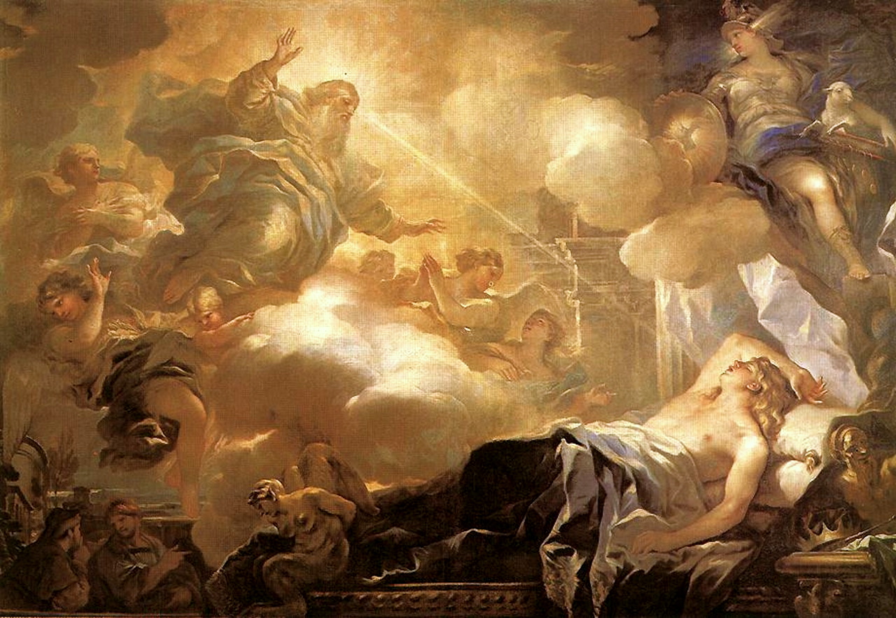 Luca Giordano, „Saliamono sapnas” (ca. 1694-1695), Museo del Prado in Madrid (P003179) – Lizenz: gemeinfrei.