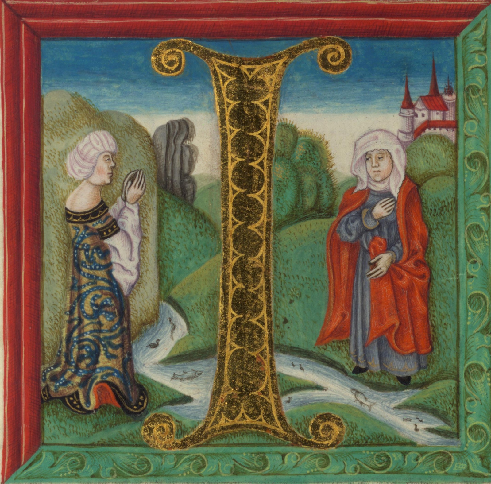 Walters Art Museum.  Walters Manuscript W.805, fol. 155v - Lizenz: gemeinfrei.