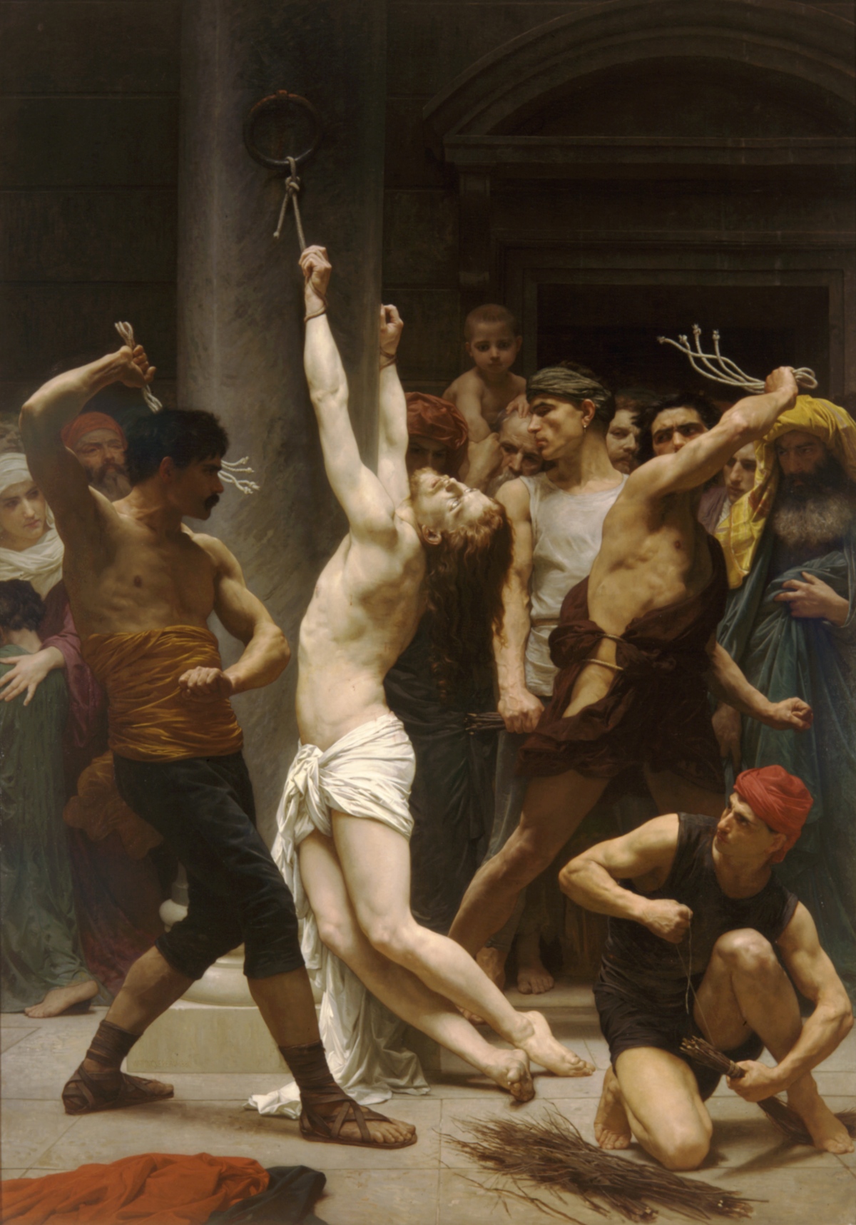 William-Adolphe Bouguereau (1825-1905), “The Flagellation of Our Lord Jesus Christ” (1880) 