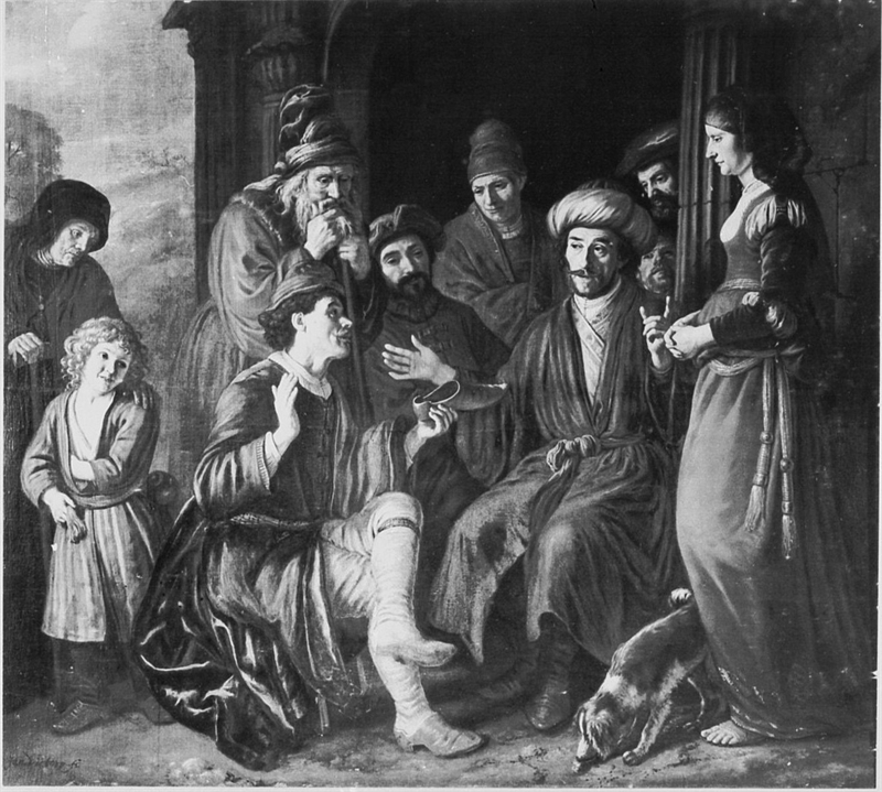 Jan Victors, Boaz receives the shoe, Städel Museum in Frankfurt - Lizenz: gemeinfrei. 
