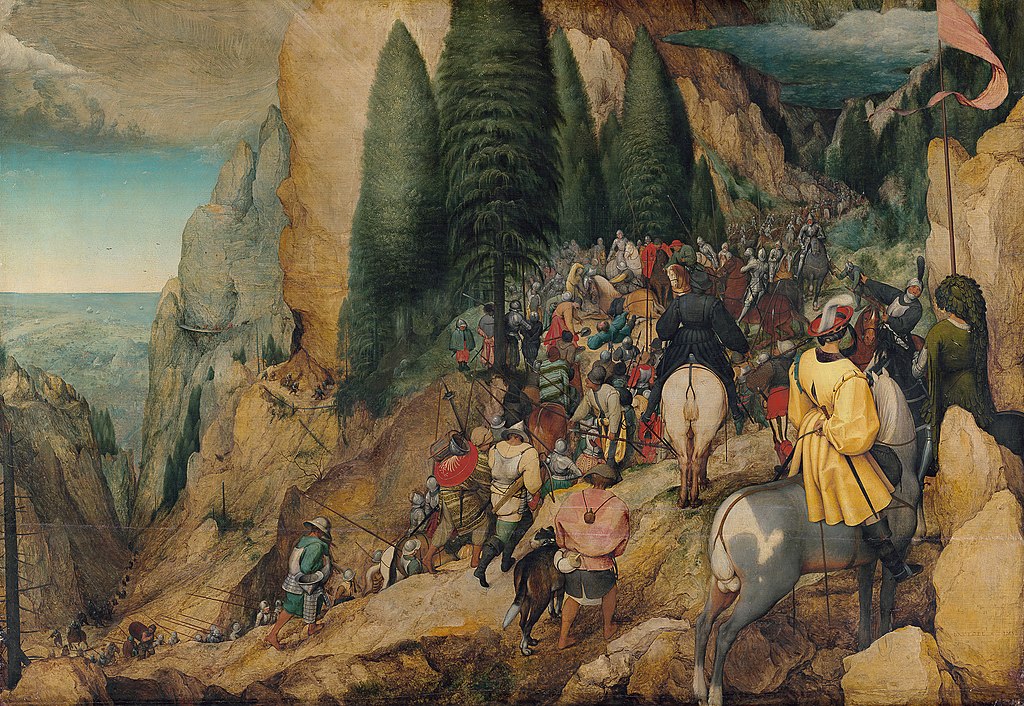 Peter Breughel, der Ältere, Die Bekehrung des Paulus (1567), gemeinfrei via wikicommons