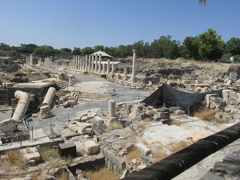 Bet-Shean, Erdbeben-Areal; Foto: Athanasius Soter, 17.9.2019, CC-SA 3.0