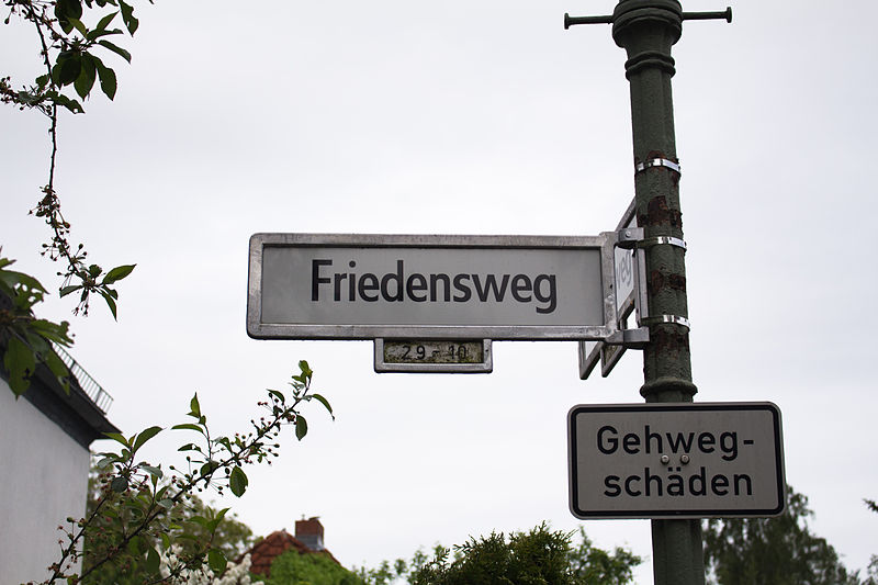 Straßenschild Berlin-Lichtenrade, Wikimedia CCO 1.0