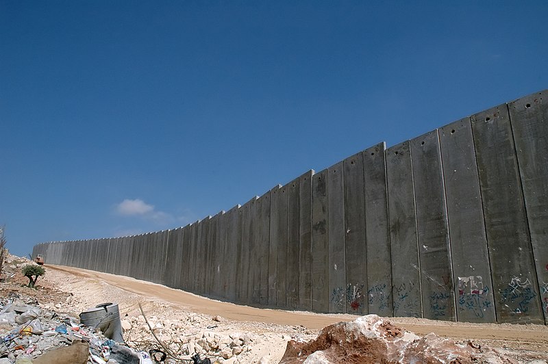 Sperrmauer Israel-Palästina Wikimedia Commons, Photo: Justin McIntosh, 17.08.2004