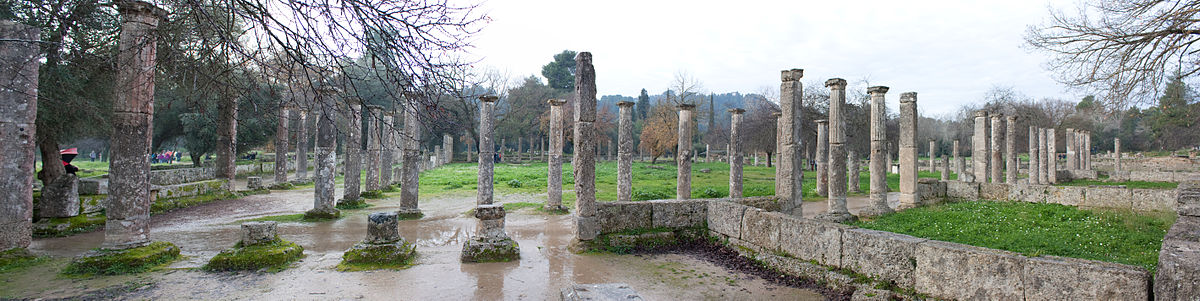 Palaestra in Olympia, GNU Free Documentation License, Photo: Wknight94 talk/1.2.2010