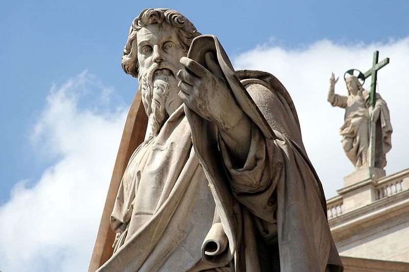 Paulus-Statue Vatikan, Foto: AngMoKio 2006, Creative Commons Attribution-Share Alike 2.5