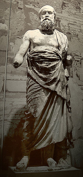 Statue des Plutarch (?) , Museum Delphi, Photo: Ricardo André Frantz (2006), CC-SA 3.0